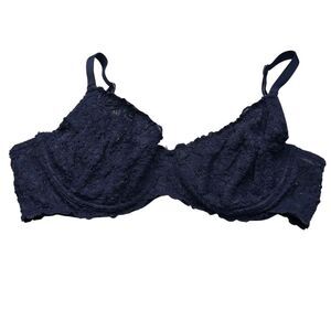 Aerie Blue Lace unlined Bra 34DD